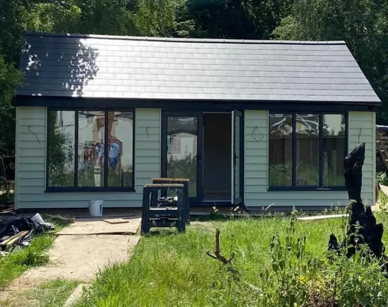 Garden room with glazed front elevation in Essex