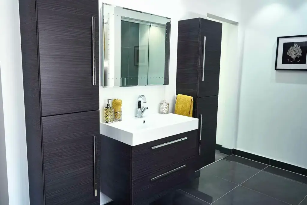 Bathroom renovation with vanity and shower in Essex