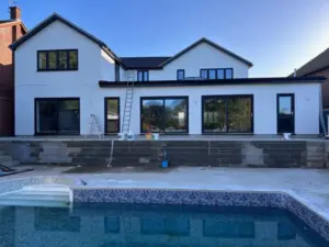 Rear elevation after home renovation in Essex